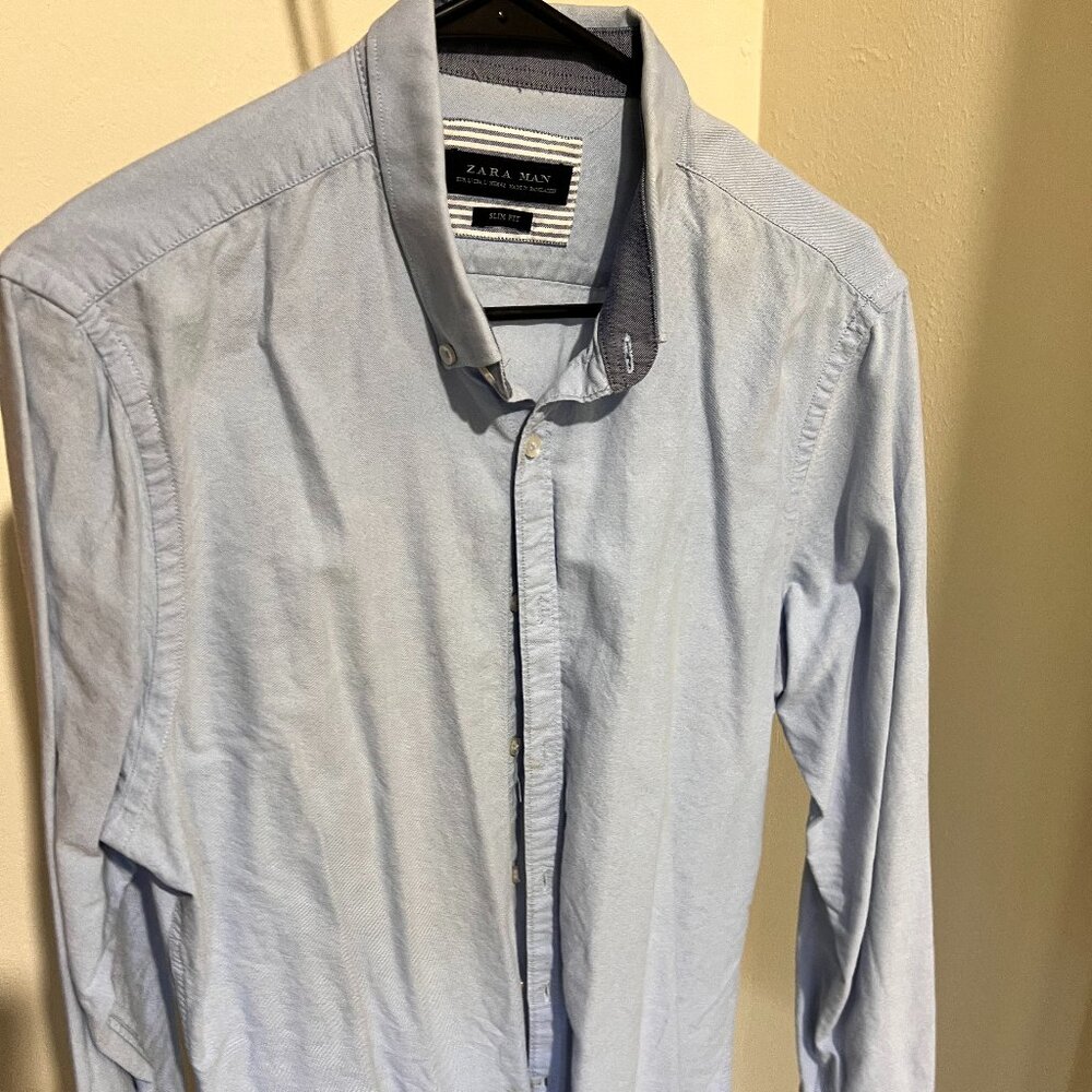 Zara blue shirt - 42 US